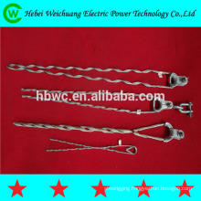 Preformed Guy grip for earth wire power fitting